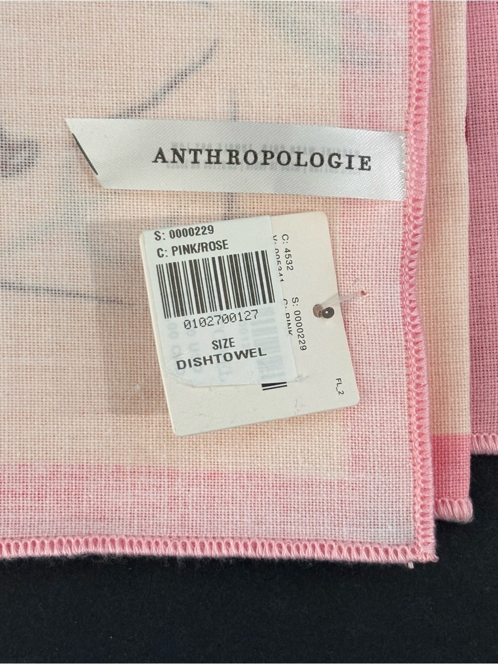 Anthropologie My Lover Era Dish Dish Tea Towel NWT 28x21. Sold Out - Picture 7 of 9